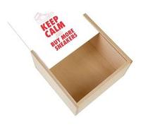 Boite Coffret en Bois - Fabulous - Keep Calm and Buy more Sneakers Red (11 x 11 x 3,5 cm) Multicolore G