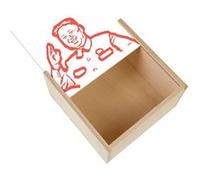 Boite Coffret en Bois - Fabulous - Kim Jong Un Dictateur Coree du Nord (11 x 11 x 3,5 cm) Multicolore G