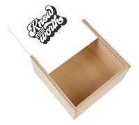 Boite Coffret en Bois - Fabulous - Know Your Worth (11 x 11 x 3,5 cm) Multicolore G
