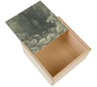Boite Coffret en Bois - Fabulous - La complainte Du Vieux Marin Gustave Dore (11 x 11 x 3,5 cm) Multicolore