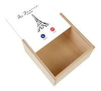 Boite Coffret en Bois - Fabulous - La France M'Appelle Tour Eiffel (11 x 11 x 3,5 cm) Multicolore