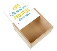 Boite Coffret en Bois - Fabulous - La Meilleure Pédiatre du Monde (11 x 11 x 3,5 cm) Multicolore G