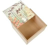 Boite Coffret en Bois - Fabulous - La Petite Fille Qui Marcha sur du Pain Andersen Illustration (11 x 11 x 3,5 cm) Multicolore