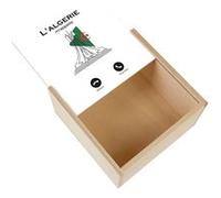 Boite Coffret en Bois - Fabulous - L'Algérie M'Appelle Patrimoine (11 x 11 x 3,5 cm) Multicolore G
