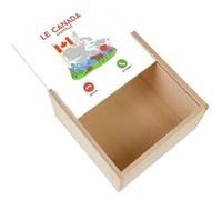 Boite Coffret en Bois - Fabulous - Le Canada m'appelle Paysages (11 x 11 x 3,5 cm) Multicolore G