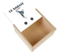 Boite Coffret en Bois - Fabulous - Le Karaté M'Appelle (11 x 11 x 3,5 cm) Multicolore G