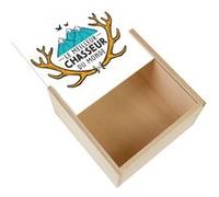 Boite Coffret en Bois - Fabulous - Le Meilleur Chasseur du Monde (11 x 11 x 3,5 cm) Multicolore G