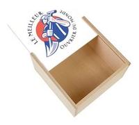 Boite Coffret en Bois - Fabulous - Le Meilleur Ouvrier du Monde (11 x 11 x 3,5 cm) Multicolore G
