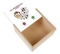 Boite Coffret en Bois - Fabulous - Le Portugal M'Appelle Culture (11 x 11 x 3,5 cm) Multicolore G
