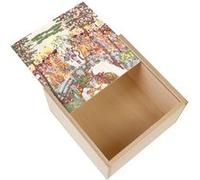 Boite Coffret en Bois - Fabulous - Le Rossignol Les Contes d'Andersen (11 x 11 x 3,5 cm) Multicolore