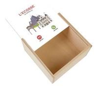 Boite Coffret en Bois - Fabulous - L'Ecosse M'Appelle Paysages (11 x 11 x 3,5 cm) Multicolore G