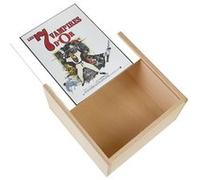 Boite Coffret en Bois - Fabulous - les 7 Vampires d'Or Cinéma (11 x 11 x 3,5 cm) Multicolore G