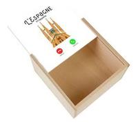 Boite Coffret en Bois - Fabulous - L'Espagne M'Appelle Sagrada Familia (11 x 11 x 3,5 cm) Multicolore G