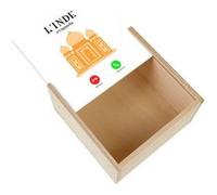 Boite Coffret en Bois - Fabulous - L'Inde M'Appelle Taj Mahal (11 x 11 x 3,5 cm) Multicolore G