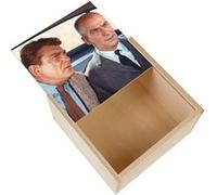 Boite Coffret en Bois - Fabulous - Louis De Funès 1 Fantomas (11 x 11 x 3,5 cm) Multicolore