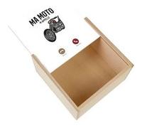 Boite Coffret en Bois - Fabulous - Ma Moto Cruiser M'Appelle (11 x 11 x 3,5 cm) Multicolore