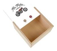 Boite Coffret en Bois - Fabulous - Ma Moto Roadster M'Appelle (11 x 11 x 3,5 cm) Multicolore G