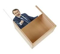 Boite Coffret en Bois - Fabulous - Macron en Colere President (11 x 11 x 3,5 cm) Multicolore G