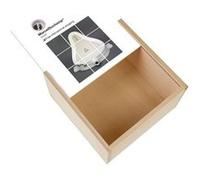 Boite Coffret en Bois - Fabulous - Marcel Duchamp R. Mutt Instagram (11 x 11 x 3,5 cm) Multicolore G