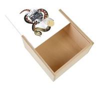 Boite Coffret en Bois - Fabulous - Médusa Cassette (11 x 11 x 3,5 cm) Multicolore G