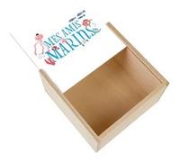 Boite Coffret en Bois - Fabulous - Mes Amis Marins (11 x 11 x 3,5 cm) Multicolore
