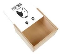 Boite Coffret en Bois - Fabulous - Mon Chien M'Appelle (11 x 11 x 3,5 cm) Multicolore G