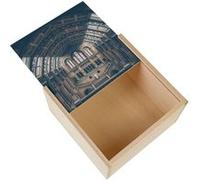 Boite Coffret en Bois - Fabulous - Musee d'Histoire Naturel De Londres (11 x 11 x 3,5 cm) Multicolore