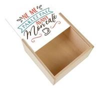 Boite Coffret en Bois - Fabulous - Ne Me Parlez Pas Avant Mon Café (11 x 11 x 3,5 cm) Multicolore G