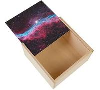 Boite Coffret en Bois - Fabulous - Nebuleuse Supernova (11 x 11 x 3,5 cm) Multicolore G