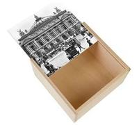 Boite Coffret en Bois - Fabulous - Opera Garnier Paris 1900 (11 x 11 x 3,5 cm) Multicolore G