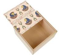 Boite Coffret en Bois - Fabulous - Pharaon Egypte (11 x 11 x 3,5 cm) Multicolore G