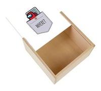 Boite Coffret en Bois - Fabulous - Poche Surprise Imposteur (11 x 11 x 3,5 cm) Multicolore