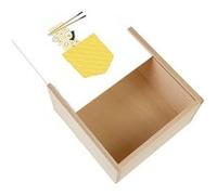 Boite Coffret en Bois - Fabulous - Poche Surprise Ramen (11 x 11 x 3,5 cm) Multicolore G