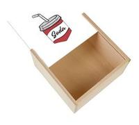 Boite Coffret en Bois - Fabulous - Poche Surprise Soda (11 x 11 x 3,5 cm) Multicolore G