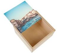 Boite Coffret en Bois - Fabulous - Pont Rialto Venise Italie (11 x 11 x 3,5 cm) Multicolore G