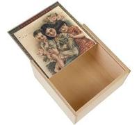 Boite Coffret en Bois - Fabulous - Pub Vintage Nanyang Brothers Tabac Chine (11 x 11 x 3,5 cm) Multicolore G