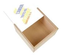 Boite Coffret en Bois - Fabulous - Que L'amour Inspire Toutes Vos Actions Bible (11 x 11 x 3,5 cm) Multicolore G