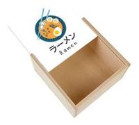 Boite Coffret en Bois - Fabulous - Ramen (11 x 11 x 3,5 cm) Multicolore G