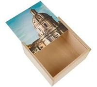 Boite Coffret en Bois - Fabulous - Rome Italie Basilique D'Ulpia (11 x 11 x 3,5 cm) Multicolore G