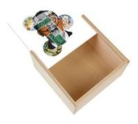 Boite Coffret en Bois - Fabulous - Salvadore Dali Collage (11 x 11 x 3,5 cm) Multicolore G