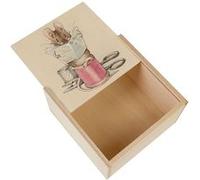 Boite Coffret en Bois - Fabulous - Souris Couturier Beatrice Potter (11 x 11 x 3,5 cm) Multicolore G