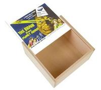 Boite Coffret en Bois - Fabulous - the Brain From Planet Arous Cinéma Vintage (11 x 11 x 3,5 cm) Multicolore G