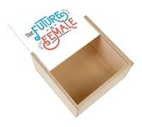 Boite Coffret en Bois - Fabulous - The Future is Female (11 x 11 x 3,5 cm) Multicolore G