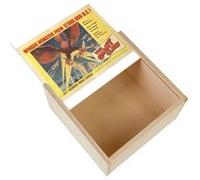 Boite Coffret en Bois - Fabulous - The Giant Claw Cinéma Vintage (11 x 11 x 3,5 cm) Multicolore