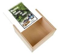 Boite Coffret en Bois - Fabulous - The H Man Cinéma Vintage (11 x 11 x 3,5 cm) Multicolore G