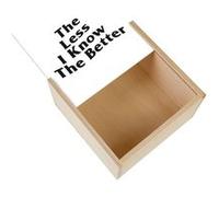 Boite Coffret en Bois - Fabulous - The Less I Know The Better Sneakerhead (11 x 11 x 3,5 cm) Multicolore G