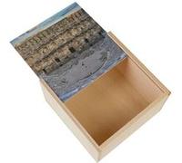 Boite Coffret en Bois - Fabulous - Theatre D'Aspendos Turquie (11 x 11 x 3,5 cm) Multicolore