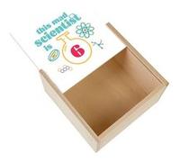 Boite Coffret en Bois - Fabulous - This Mad Scientist is 6 (11 x 11 x 3,5 cm) Multicolore