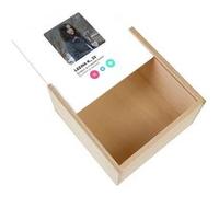 Boite Coffret en Bois - Fabulous - Tinder Leena aka Esther (11 x 11 x 3,5 cm) Multicolore G