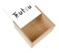 Boite Coffret en Bois - Fabulous - Toutou Chiens (11 x 11 x 3,5 cm) Multicolore G